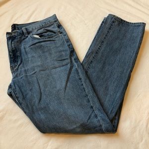 J. Crew The Driggs Jeans Men Size 33×32 Light Wash Distressed Blue Style C9882